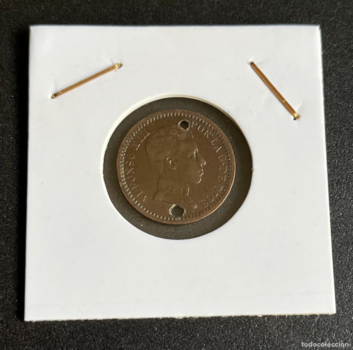 Monedas de Espa&ntilde;a: MONEDA 2 CENTIMOS ALFONSO XIII 1904 - Foto 1