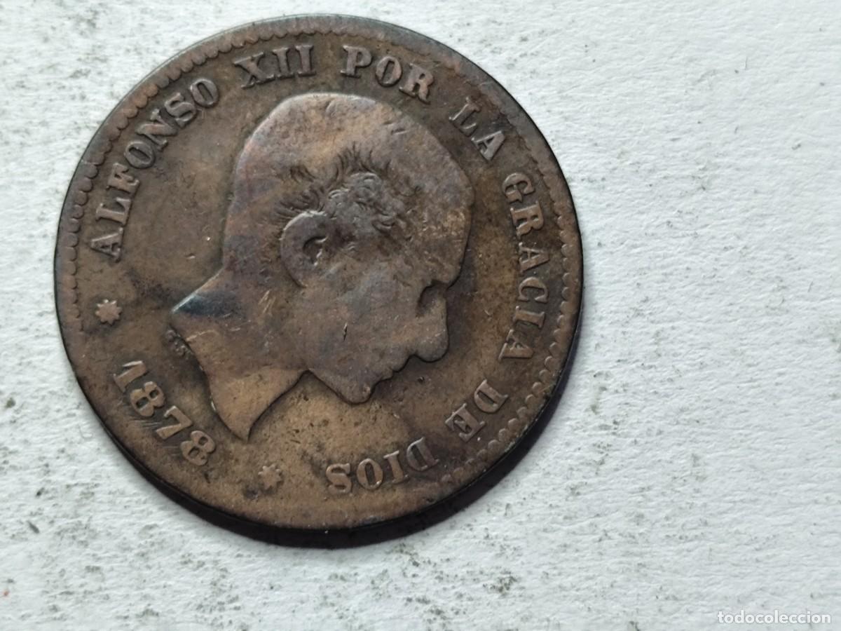 Monedas de Espa&ntilde;a: ALFONSO XII 1878 CINCO CENTIMOS - Foto 1