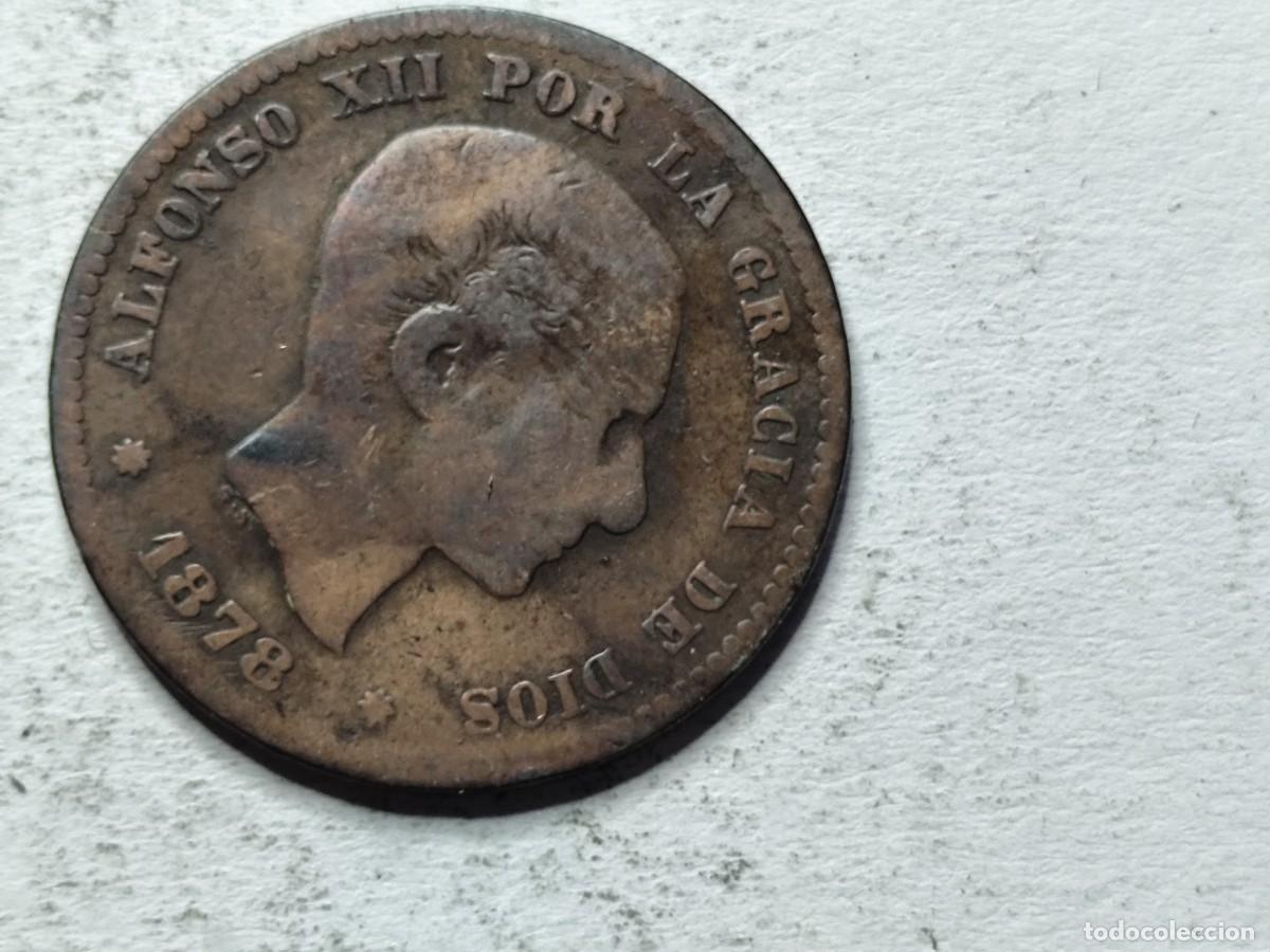 Monedas de Espa&ntilde;a: ALFONSO XII 1878 CINCO CENTIMOS - Foto 2