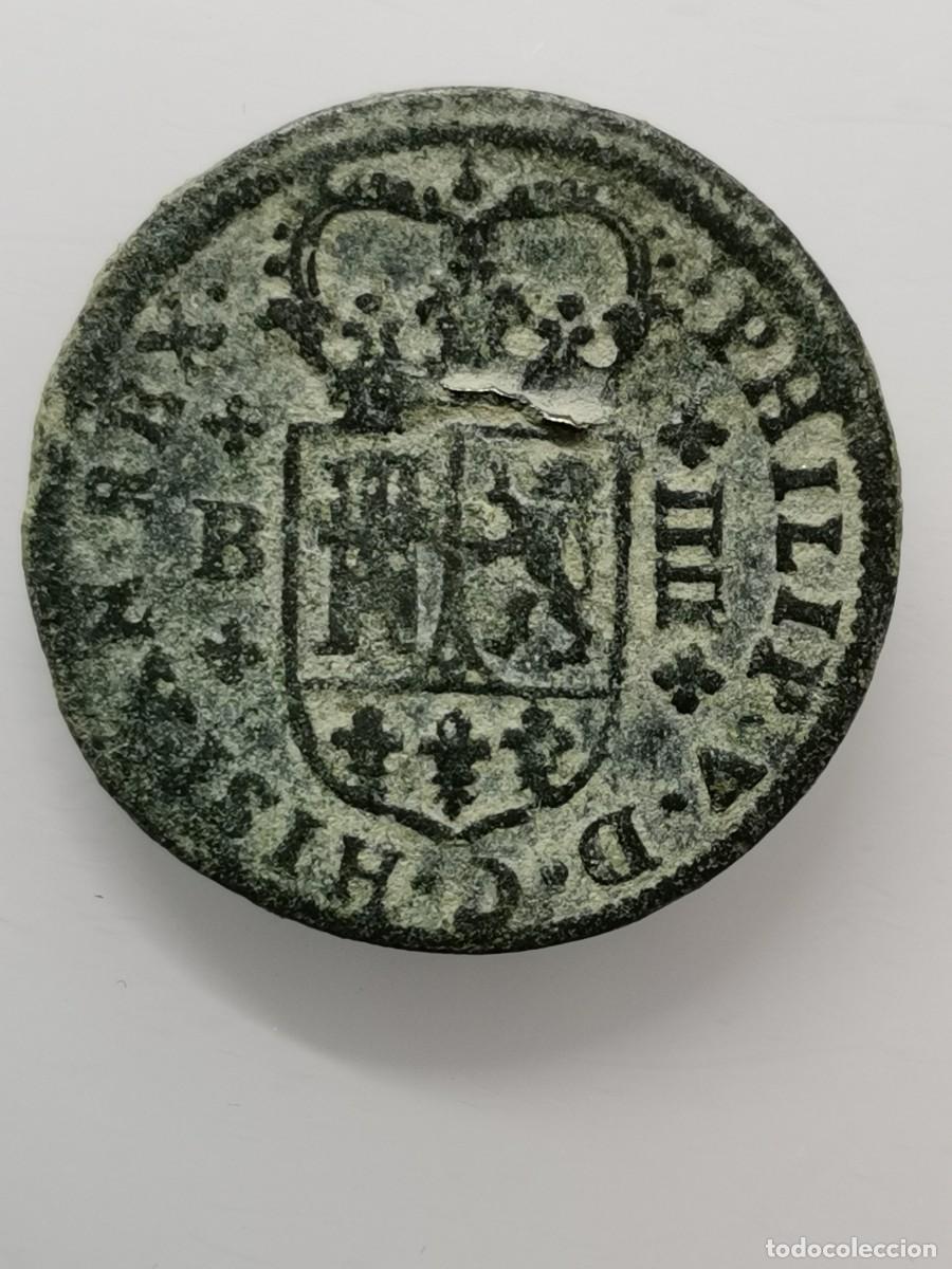 Monedas de Espa&ntilde;a: Felipe V Barcelona 4 Maraved&iacute;s 1720. - Foto 2