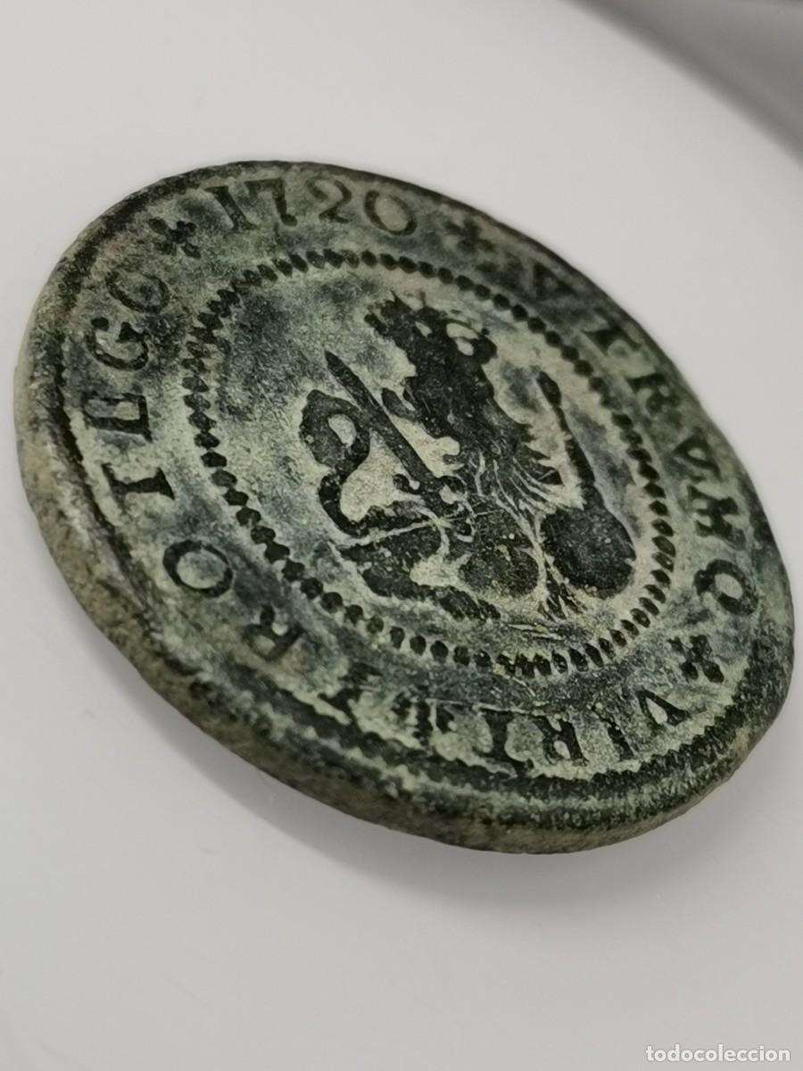 Monedas de Espa&ntilde;a: Felipe V Barcelona 4 Maraved&iacute;s 1720. - Foto 7