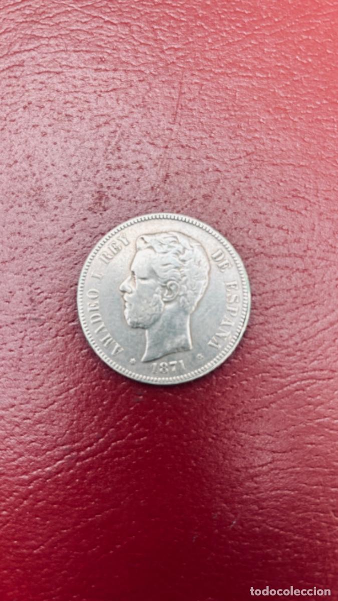 Monedas de Espa&ntilde;a: Moneda Amadeo I, 1871. - Foto 3