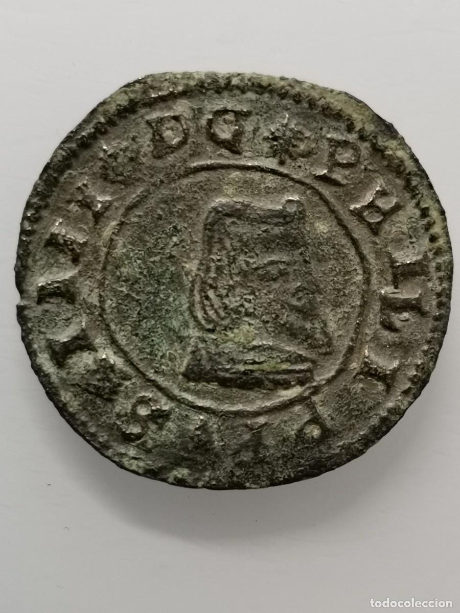 Monedas de Espa&ntilde;a: Felipe IV 16 Maraved&iacute;s Ceca de Granada - FALSA DE &Eacute;POCA - Foto 6