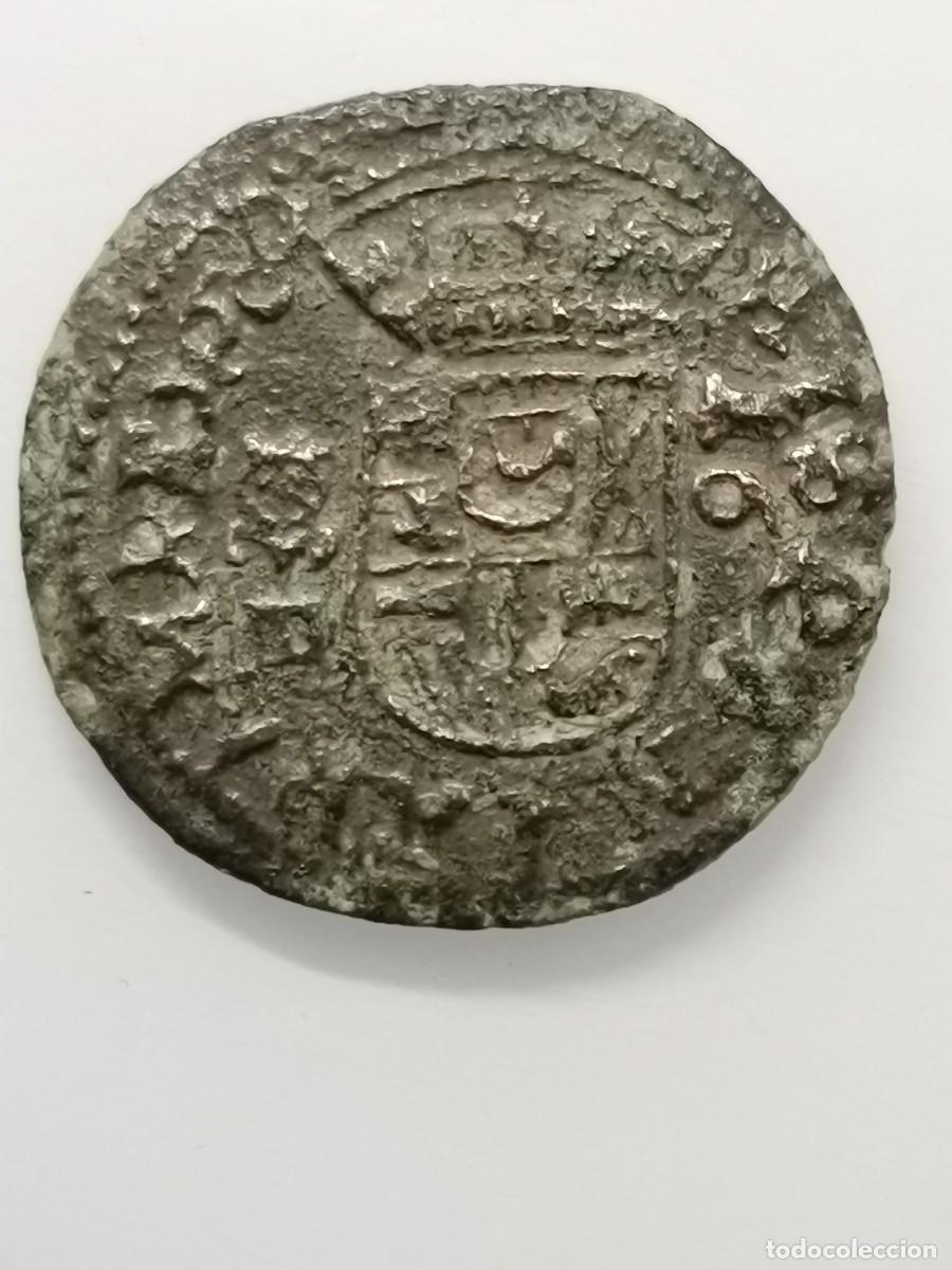 Monedas de Espa&ntilde;a: Felipe IV 16 Maraved&iacute;s Ceca de Granada - FALSA DE &Eacute;POCA - Foto 7