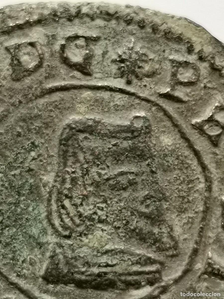 Monedas de Espa&ntilde;a: Felipe IV 16 Maraved&iacute;s Ceca de Granada - FALSA DE &Eacute;POCA - Foto 8