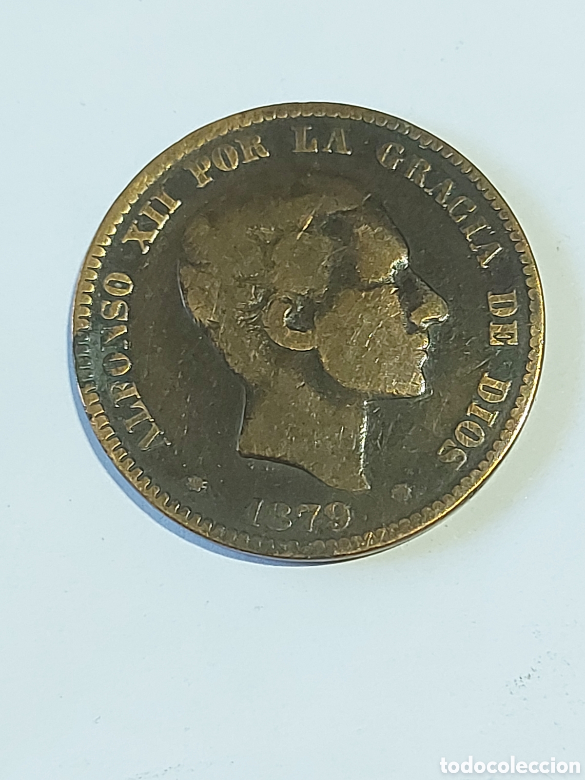 Monedas de Espa&ntilde;a: MONEDA ESPA&Ntilde;A ALFONSO XII 10 CENTIMOS 1879 - Foto 1
