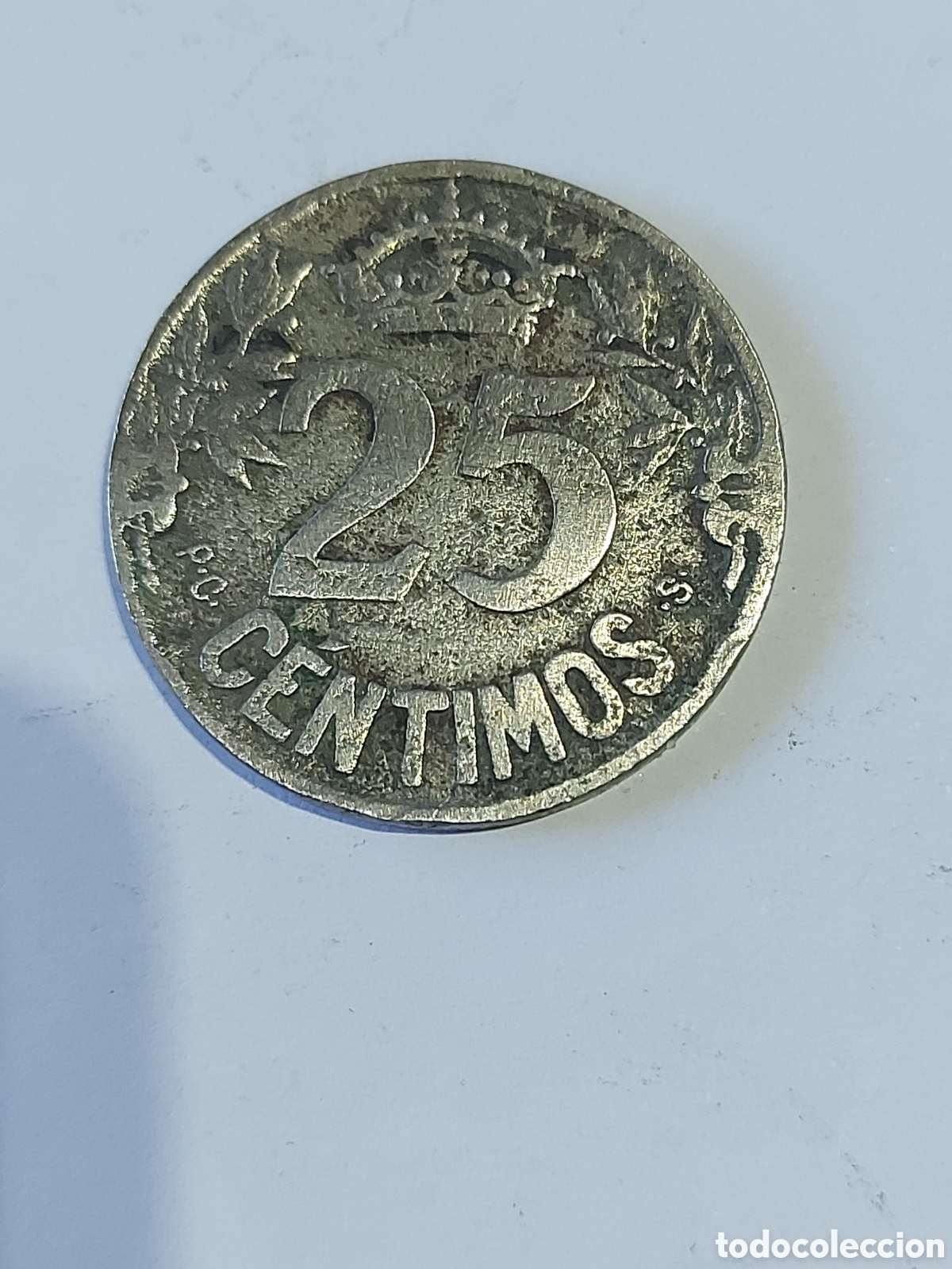 Monedas de Espa&ntilde;a: MONEDA ESPA&Ntilde;A 25 CENTIMOS 1925 ALFONSO XII - Foto 2