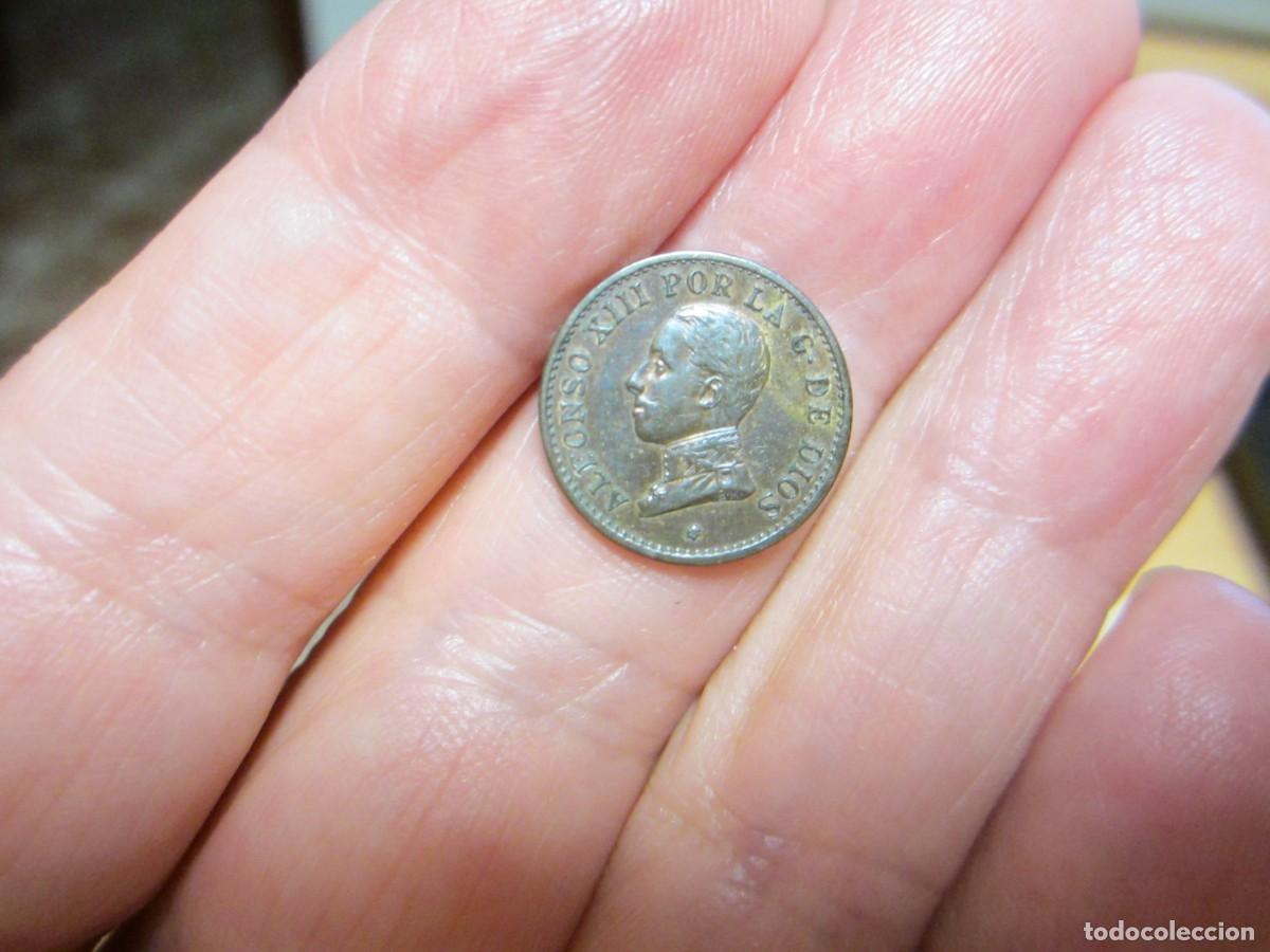 Monedas de Espa&ntilde;a: MONEDA DE 1 C&Eacute;NTIMO DE ALFONSO XIII DE 1912 - Foto 1