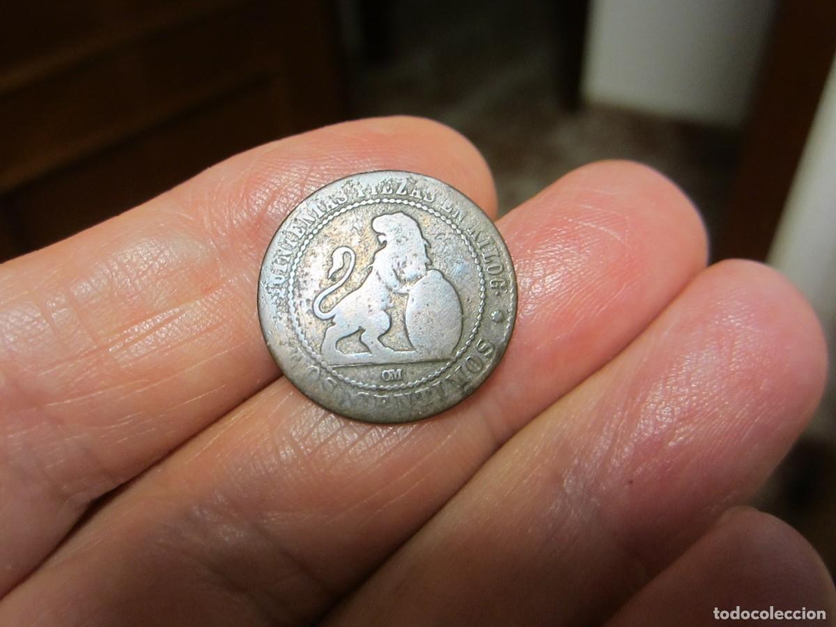 Monedas de Espa&ntilde;a: MONEDA DE 2 C&Eacute;NTIMOS DE LA PRIMERA REP&Uacute;BLICA DE 1870 - Foto 2