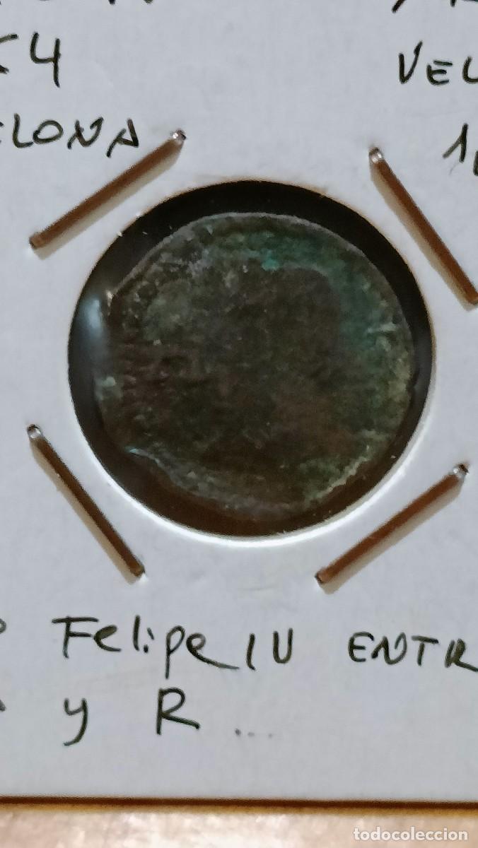 Monedas de Espa&ntilde;a: Moneda Felipe IV 1654 - Foto 2