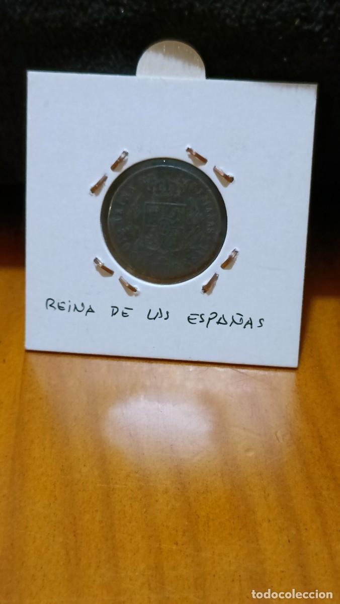 Monedas de Espa&ntilde;a: Moneda Isabel II de 10 c&eacute;ntimos Segobia - Foto 4