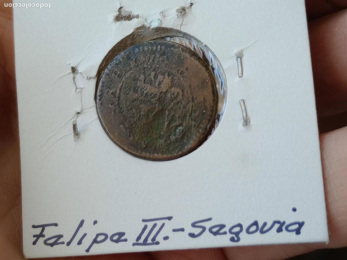 Monedas de Espa&ntilde;a: 4 maravedis. Segovia - Foto 2