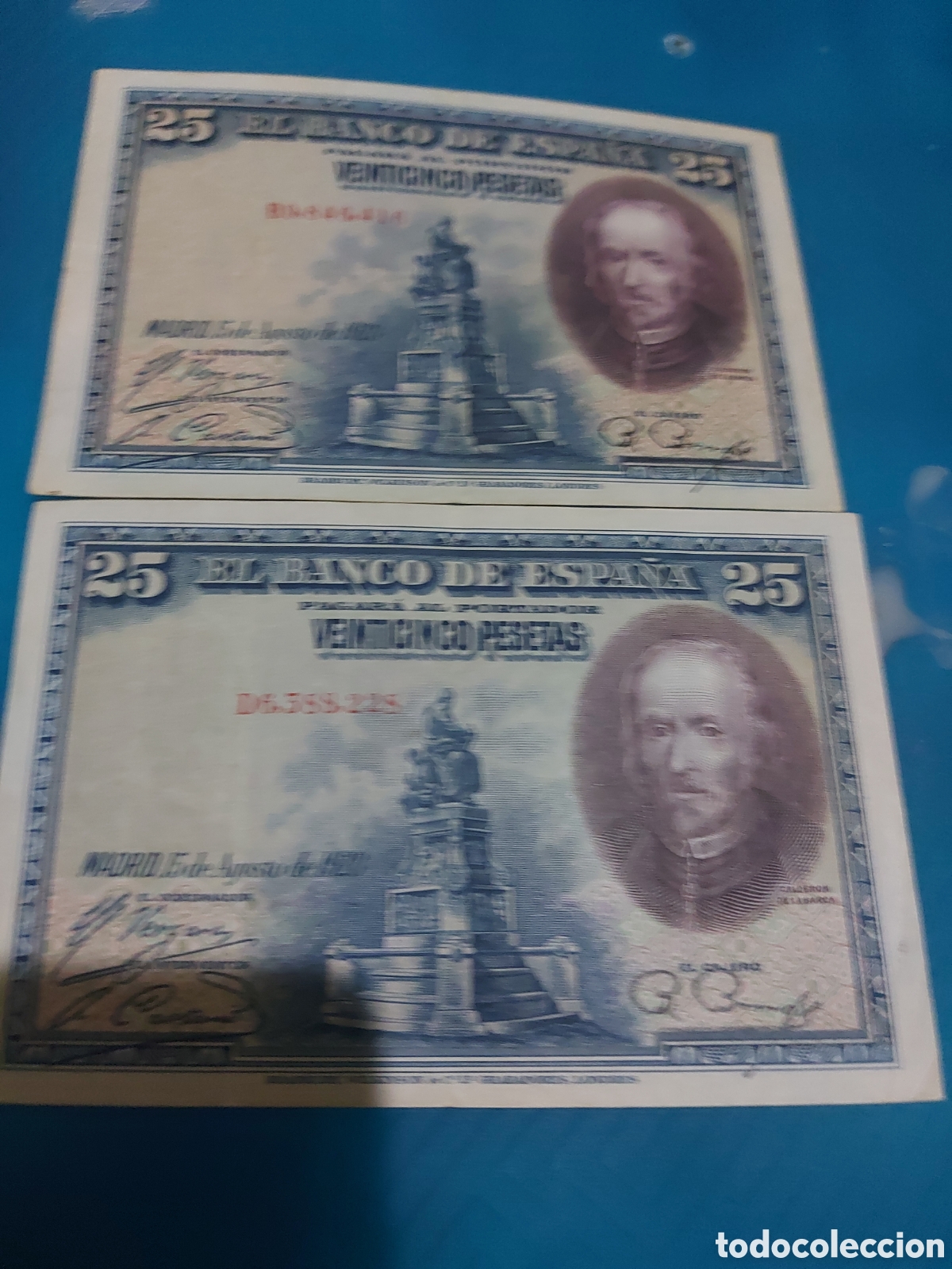 Monedas de Espa&ntilde;a: 2 billetes s.s de Espa&ntilde;a - Foto 1