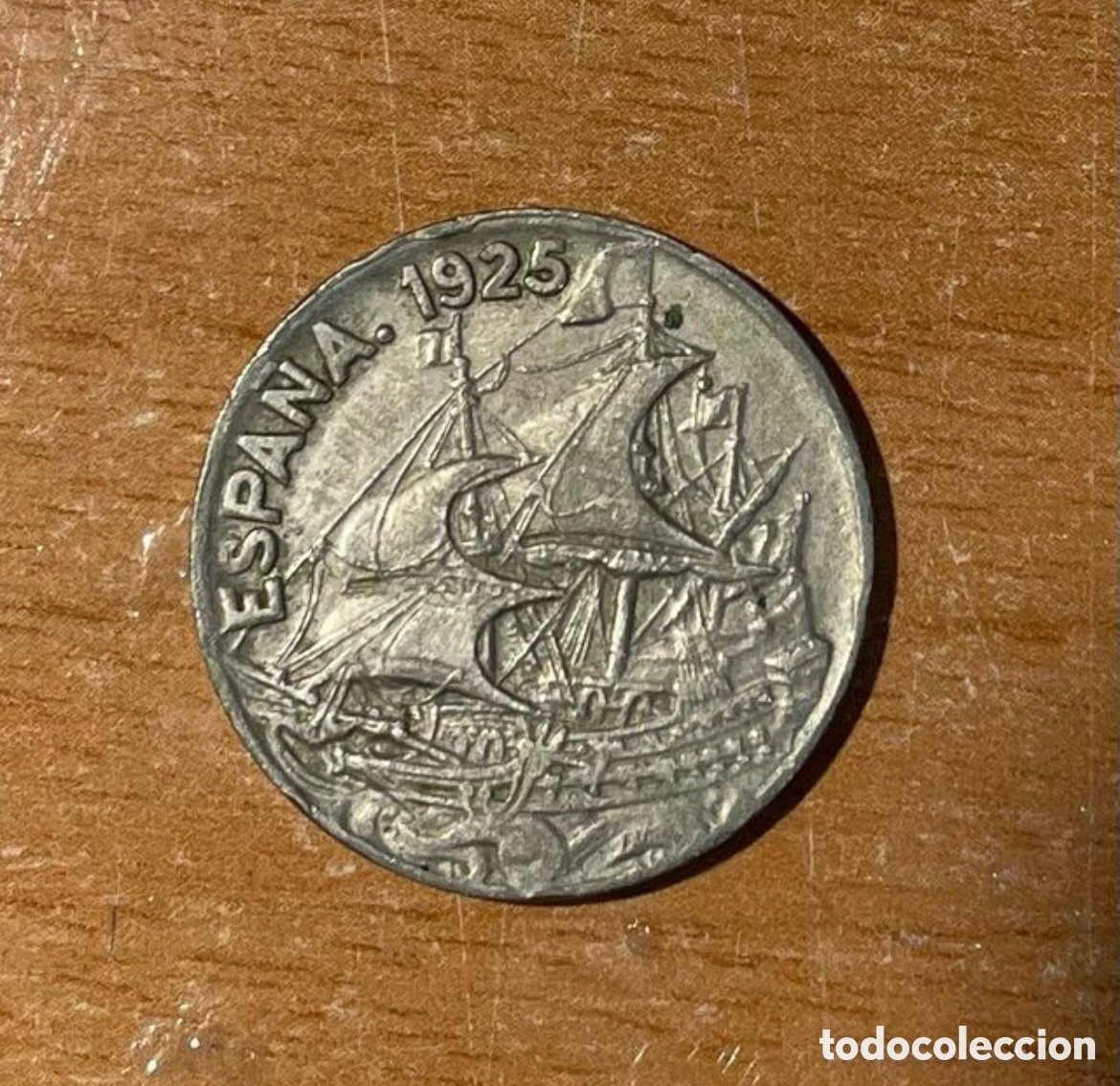 Monedas de Espa&ntilde;a: Moneda de 25 Centimos de 1925 - Foto 1