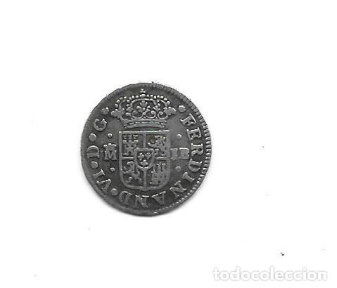 Monedas de Espa&ntilde;a: FERNANDO VI- 1/2 REAL- 1748- MADRID - Foto 1