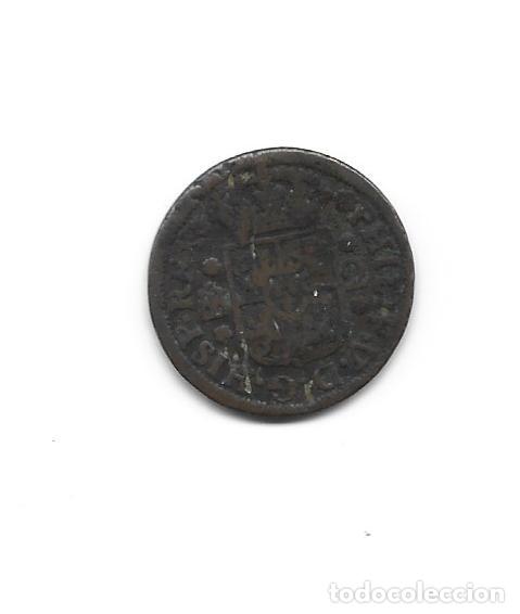 Monedas de Espa&ntilde;a: FELIPE V- 2 MARAVEDIS- 1742- SEGOVIA - Foto 2