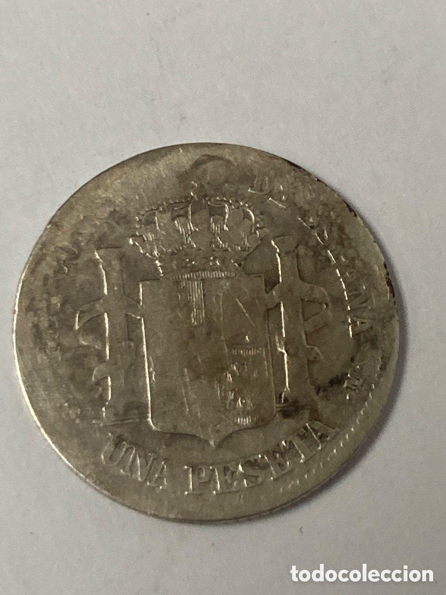 Monedas de Espa&ntilde;a: Moneda Alfonso XII de plata/v30 - Foto 2