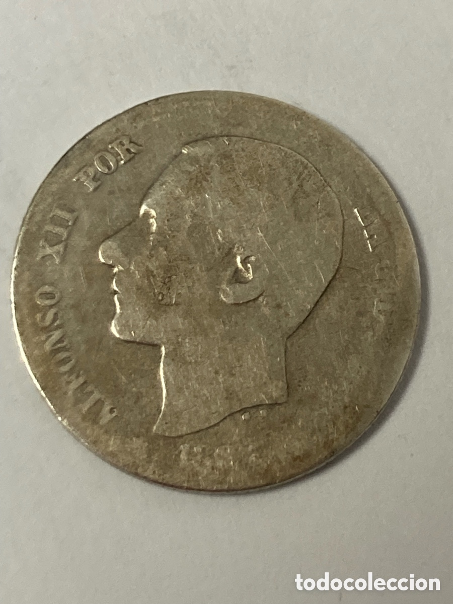 Monedas de Espa&ntilde;a: Moneda Alfonso XII de plata/v30 - Foto 1