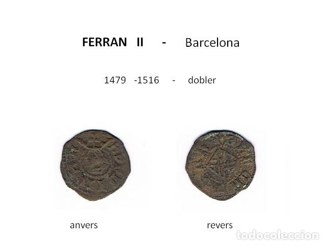 Monedas de Espa&ntilde;a: FERNANDO II - 1/4 CROAT - 1479-1516 - Foto 1
