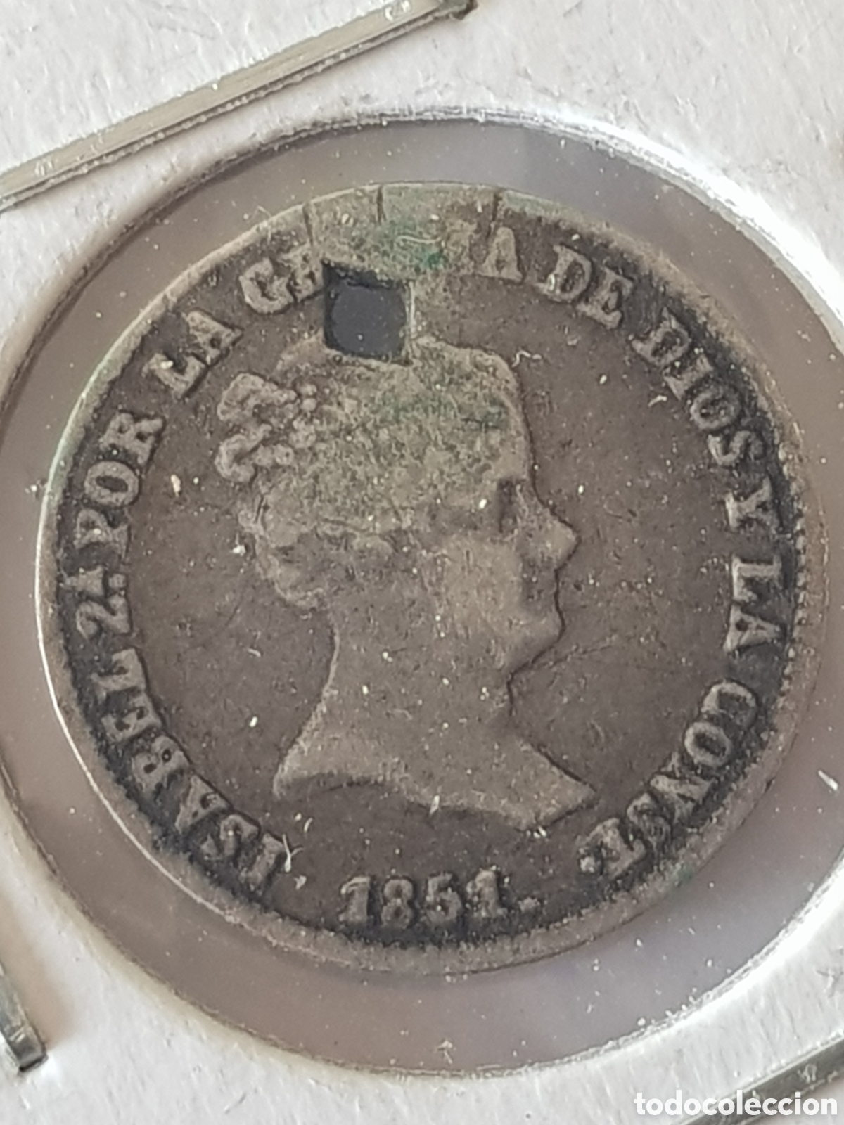 Monedas de Espa&ntilde;a: 1 Real 1851 Sevilla Isabel II - Foto 1