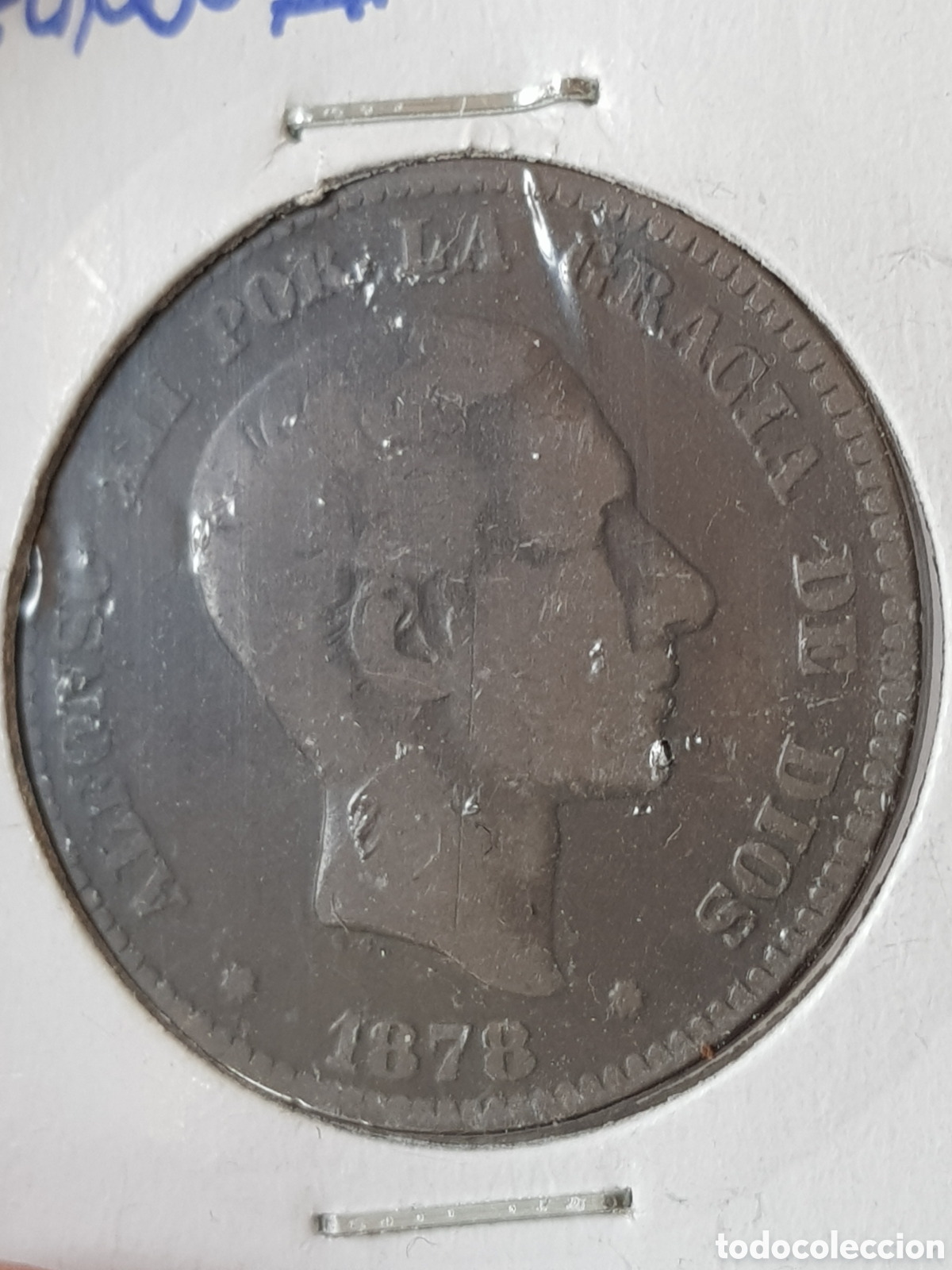 Monedas de Espa&ntilde;a: 10 C&eacute;ntimos Alfonso XII 1878 - Foto 1