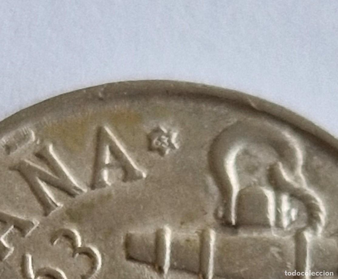 Monedas de Espa&ntilde;a: Moneda 50 centimos 1963 * 1963 ANCLA MARINERA - Foto 3