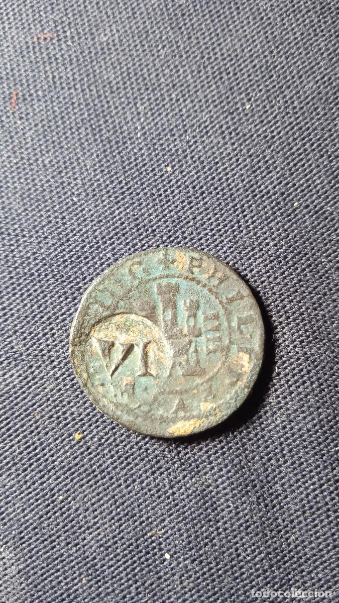 Monedas de Espa&ntilde;a: Antigua moneda resellada. - Foto 2