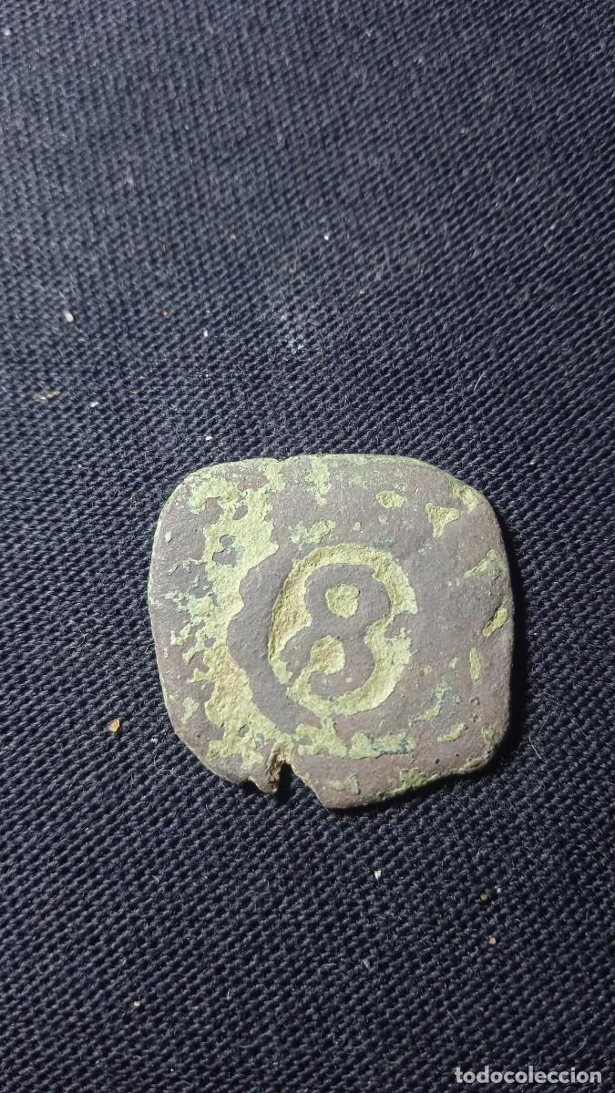 Monedas de Espa&ntilde;a: Antigua moneda resellada. - Foto 2
