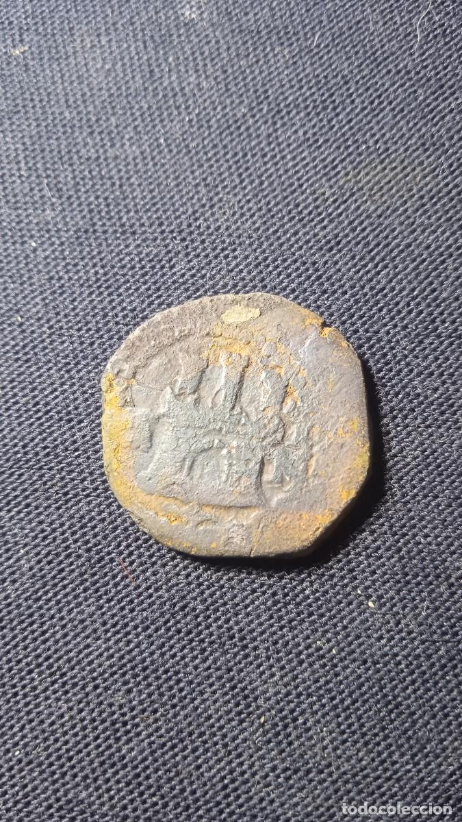 Monedas de Espa&ntilde;a: Antigua moneda resellada. - Foto 2