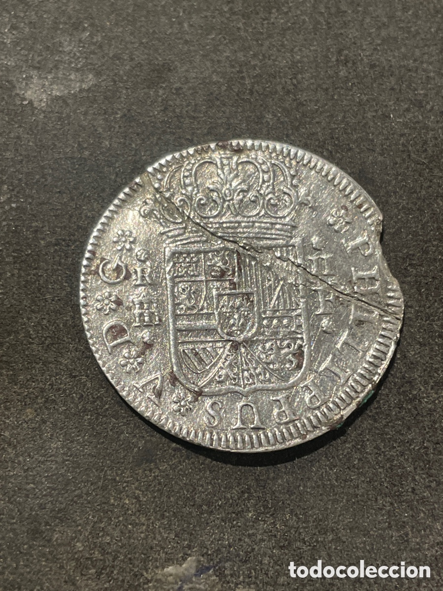 Monedas de Espa&ntilde;a: MONEDA DE PLATA FELIPE V DE 1723 - Foto 2