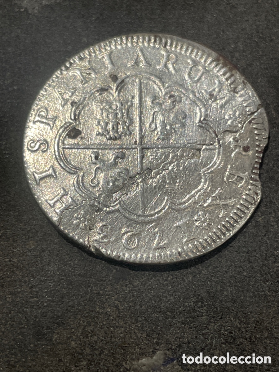 Monedas de Espa&ntilde;a: MONEDA DE PLATA FELIPE V DE 1723 - Foto 3