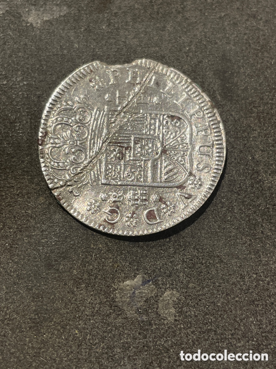Monedas de Espa&ntilde;a: MONEDA DE PLATA FELIPE V DE 1723 - Foto 4