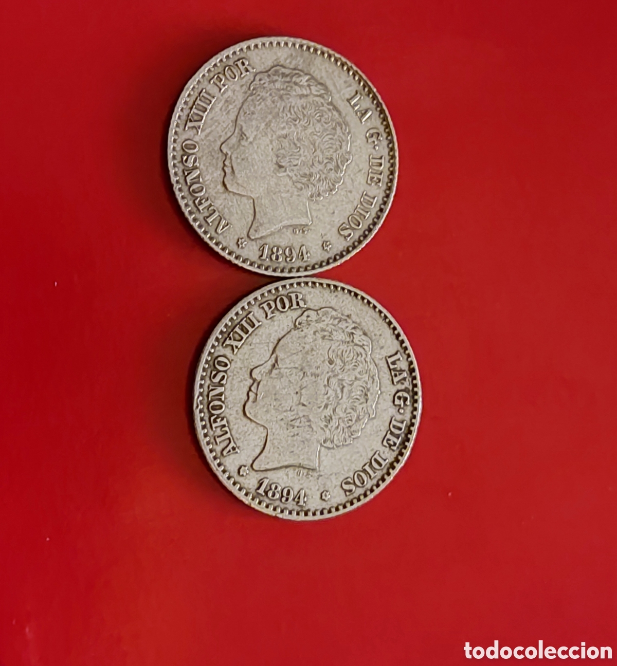 Monedas de Espa&ntilde;a: ALFONSO XIII - 50 C&Eacute;NTIMOS DE 1894 - Foto 1
