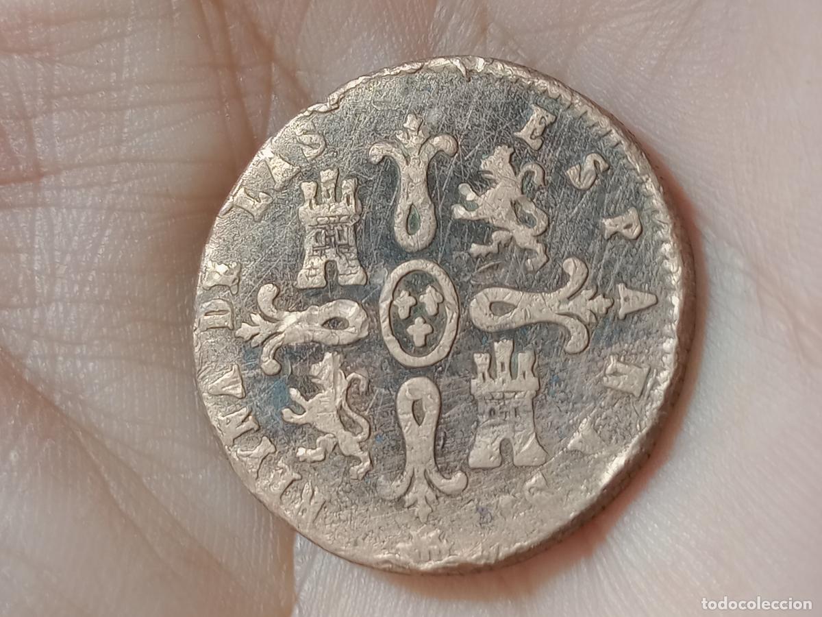 Monedas de Espa&ntilde;a: 8 maravedis de 1845 Isabel II - Foto 2