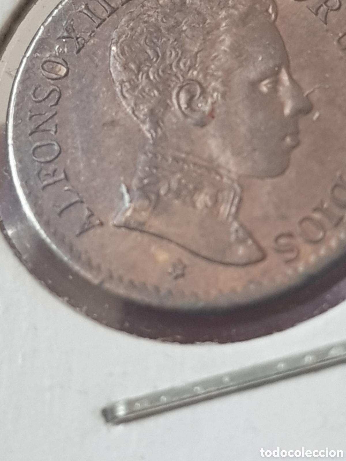 Monedas de Espa&ntilde;a: 1 C&eacute;ntimo 1906 06 Alfonso XIII - Foto 2