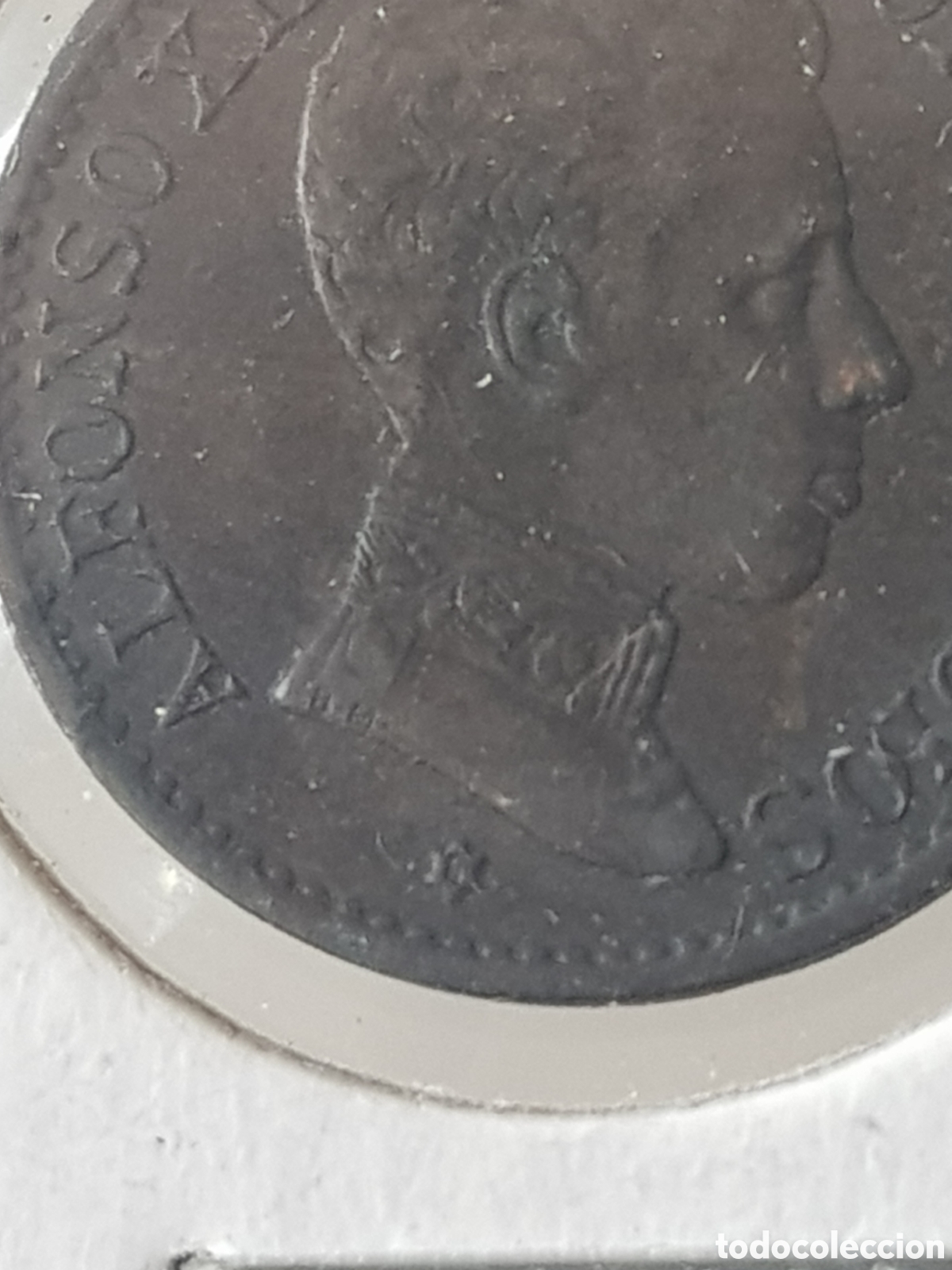 Monedas de Espa&ntilde;a: 1 C&eacute;ntimo 1906 06 Alfonso XIII - Foto 2
