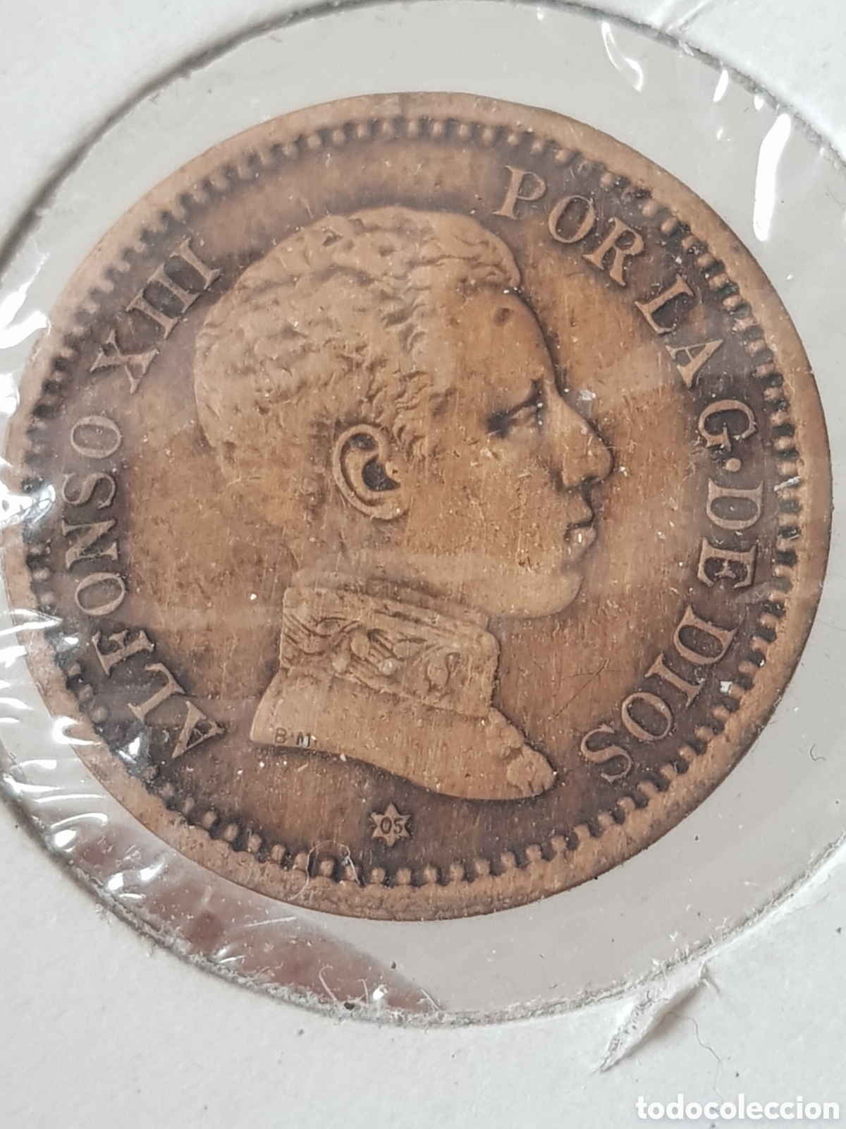 Monedas de Espa&ntilde;a: 2 C&eacute;ntimos 1905 05 Alfonso XIII - Foto 2