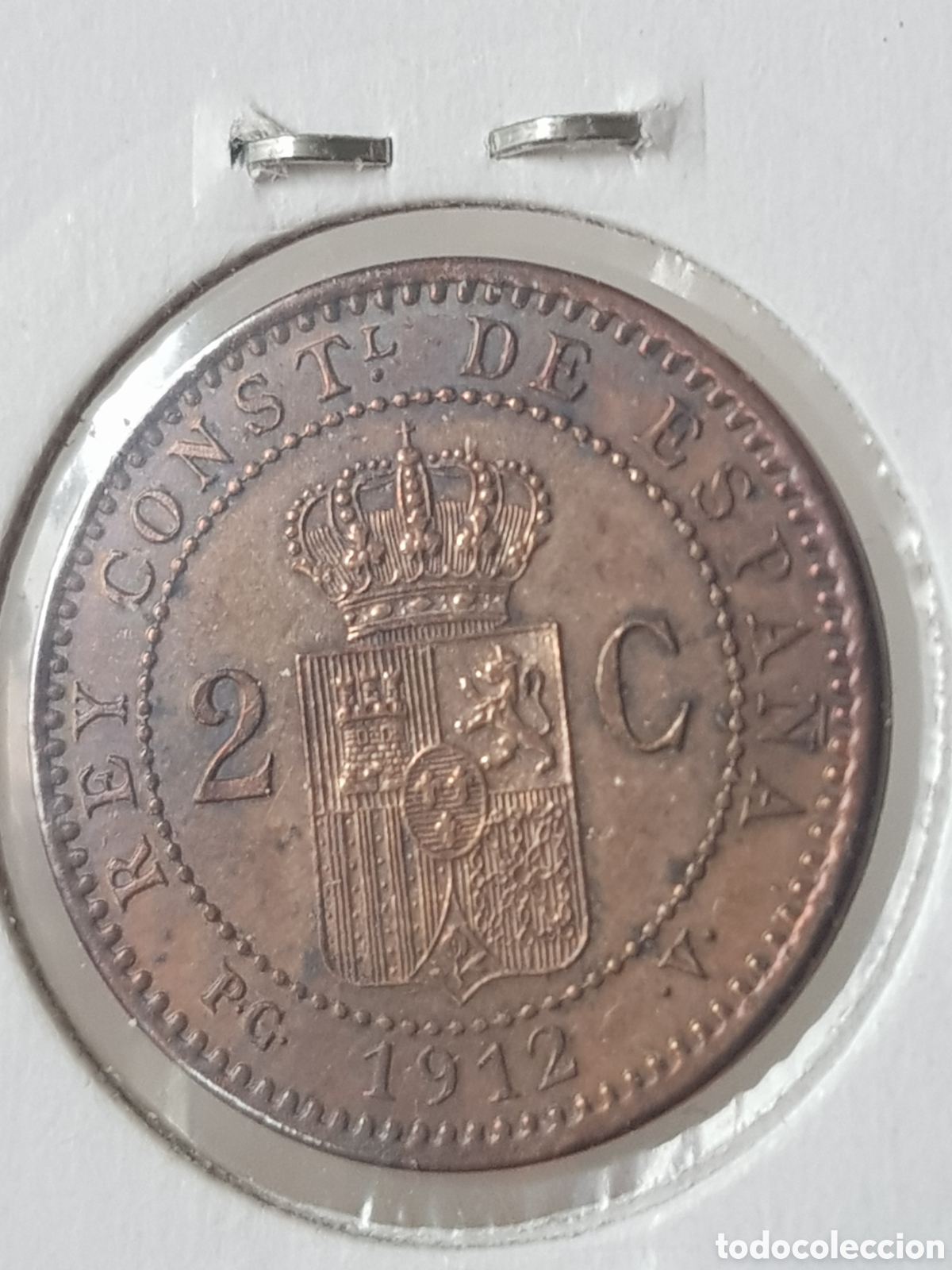 Monedas de Espa&ntilde;a: 2 C&eacute;ntimos 1912 12 Alfonso XIII - Foto 5