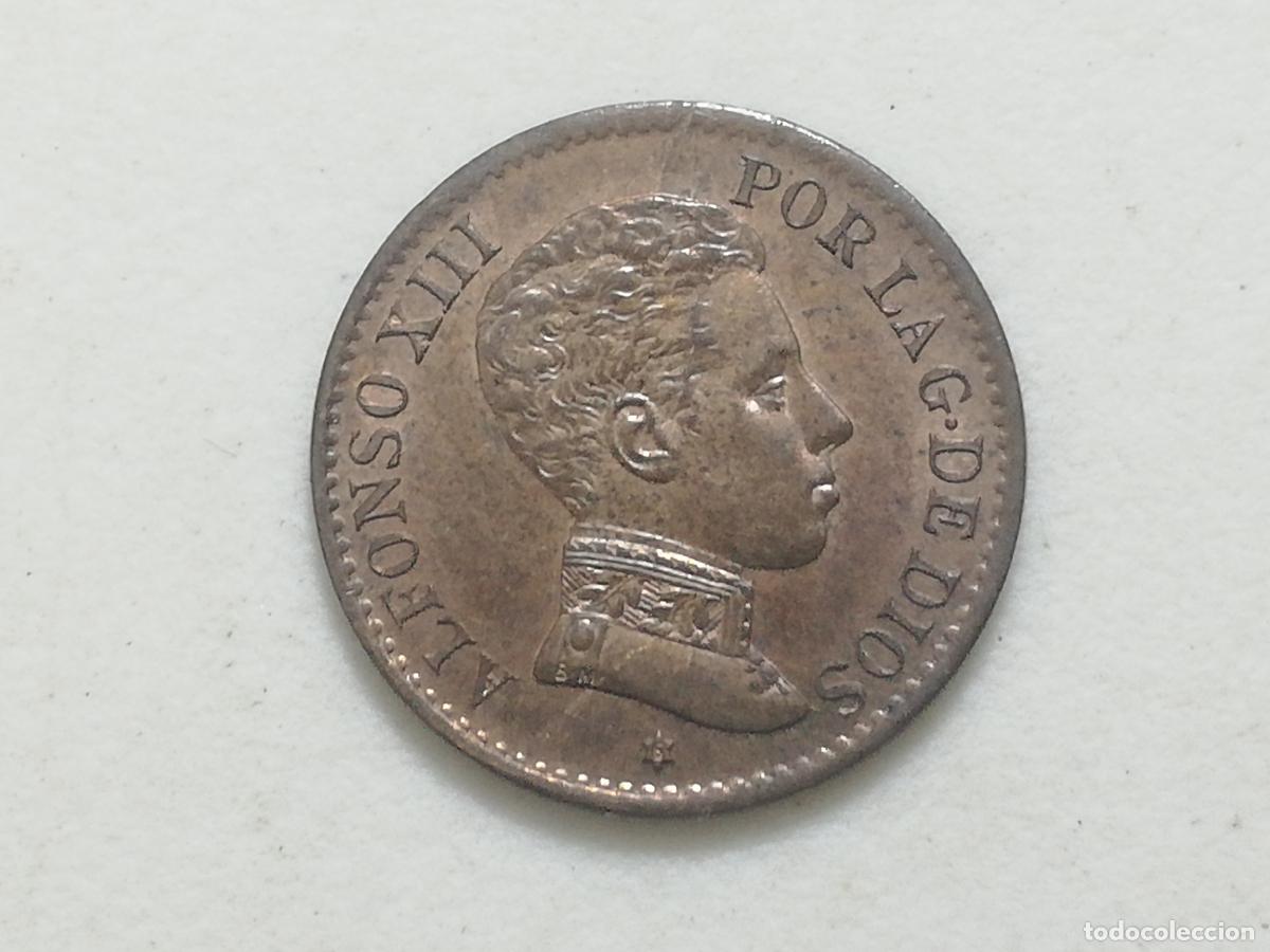 Monedas de Espa&ntilde;a: MONEDA 1 CENTIMO ALFONSO XIII, 1906, SL V COBRE - Foto 1