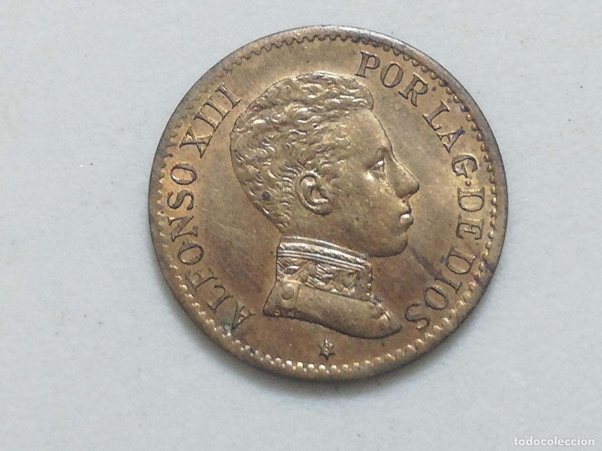 Monedas de Espa&ntilde;a: MONEDA 1 CENTIMO ALFONSO XIII, 1906, SL V COBRE - Foto 1