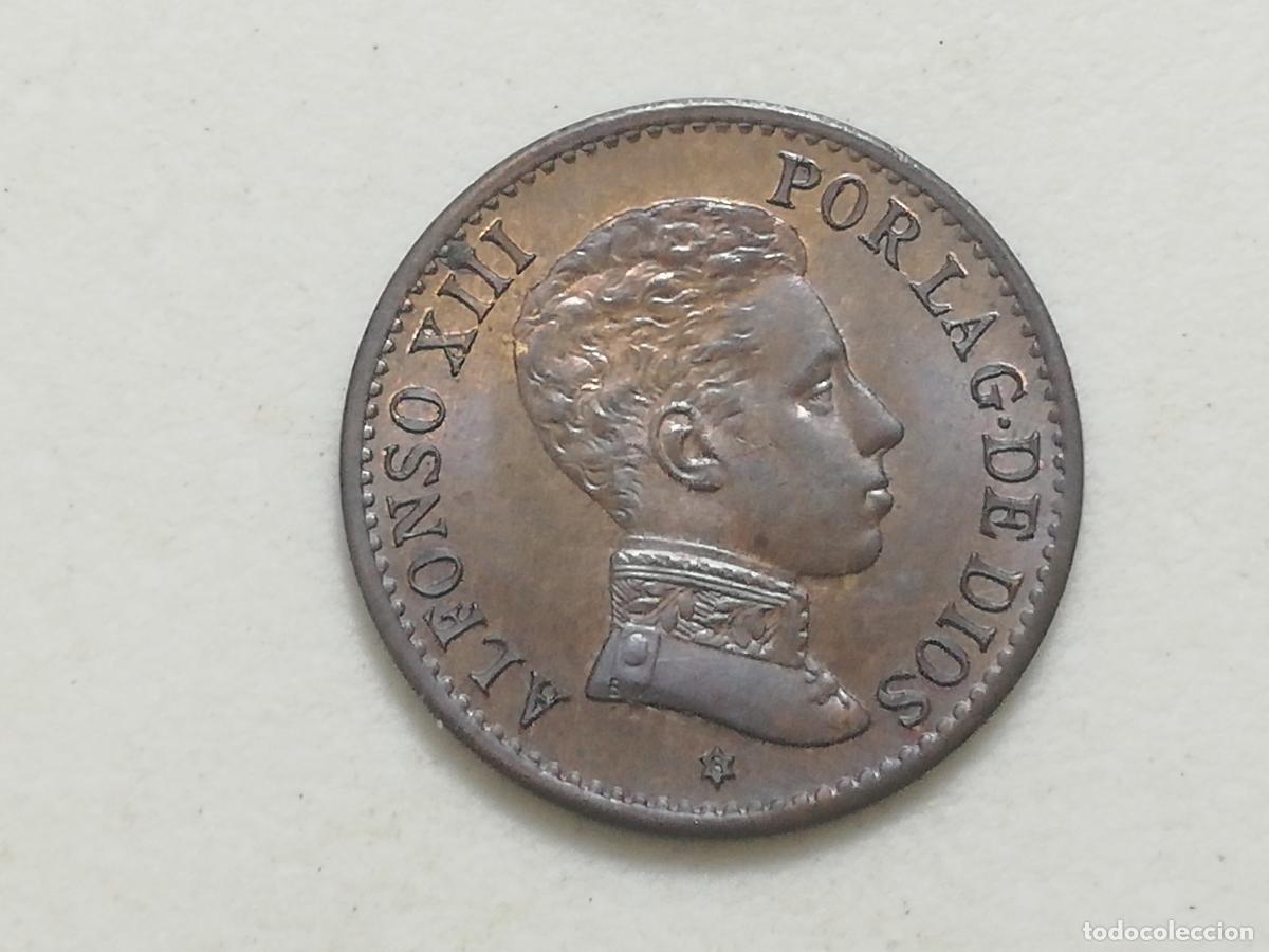 Monedas de Espa&ntilde;a: MONEDA 1 CENTIMO ALFONSO XIII, 1906, SL V COBRE - Foto 1