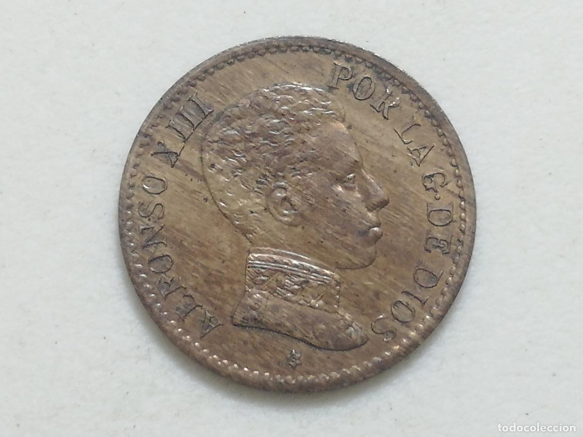 Monedas de Espa&ntilde;a: MONEDA 1 CENTIMO ALFONSO XIII, 1906, SL V COBRE - Foto 1