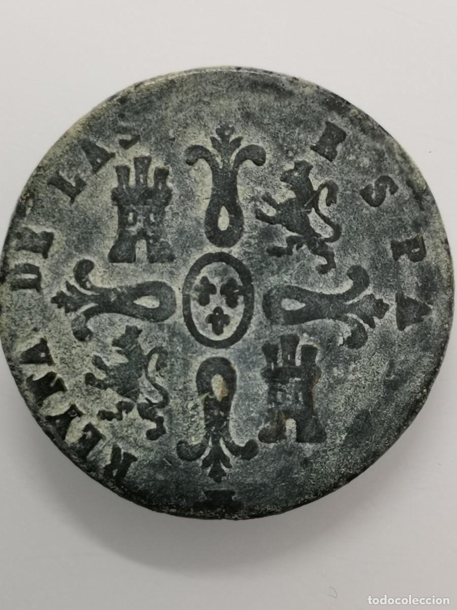 Monedas de Espa&ntilde;a: Isabel II 8 Maraved&iacute;s 1845 Segovia. - Foto 2