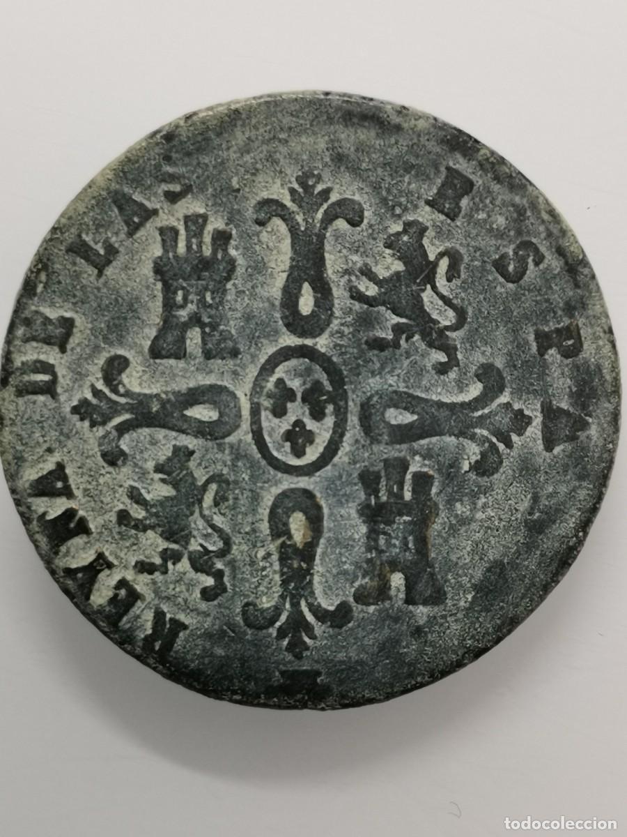 Monedas de Espa&ntilde;a: Isabel II 8 Maraved&iacute;s 1845 Segovia. - Foto 4