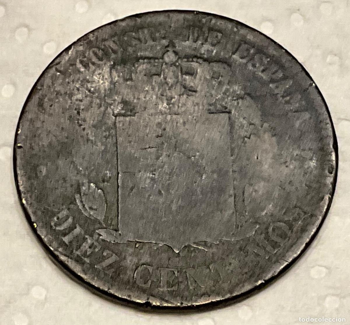 Monedas de Espa&ntilde;a: MONEDA 10 c&eacute;ntimos. ALFONSO XII. A&ntilde;o 1878 - Foto 2