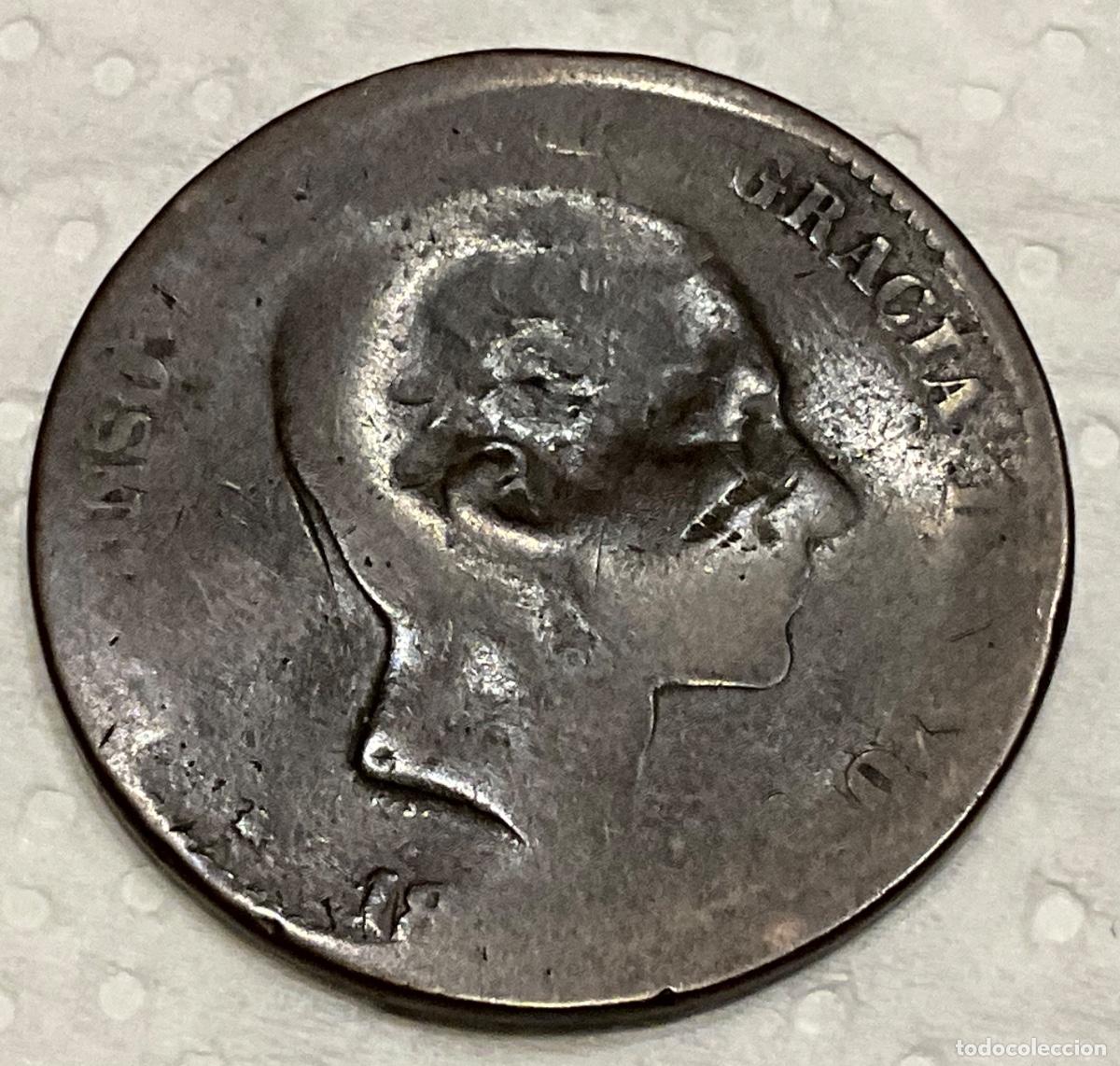 Monedas de Espa&ntilde;a: MONEDA 10 c&eacute;ntimos. ALFONSO XII. A&ntilde;o 1877-1879? - Foto 1