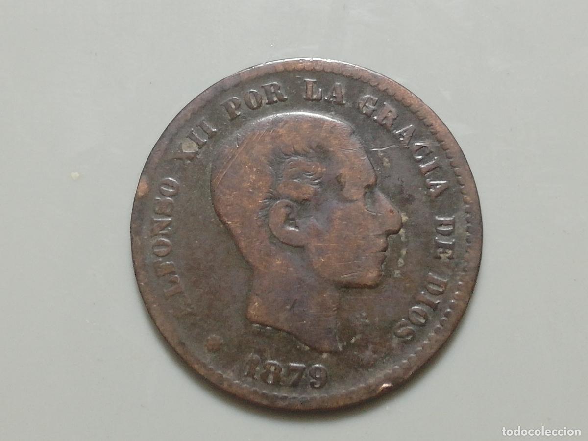 Monedas de Espa&ntilde;a: MONEDA CINCO CENTIMOS 1879, ALFONSO XII - Foto 1