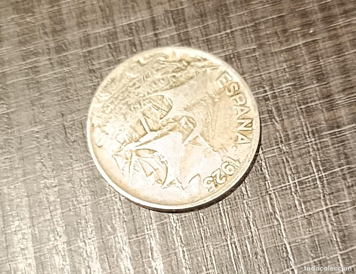 Monedas de Espa&ntilde;a: MONEDA ESPA&Ntilde;OLA ESPA&Ntilde;A 25 C&Eacute;NTIMOS A&Ntilde;O 1925 - Foto 2