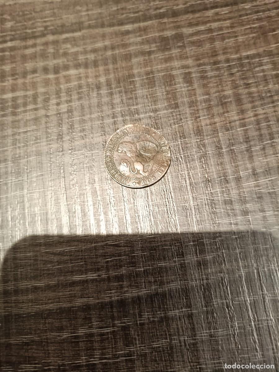 Monedas de Espa&ntilde;a: MONEDA ESPA&Ntilde;OLA ESPA&Ntilde;A 2 CENTAVOS A&Ntilde;O 1870 - Foto 1