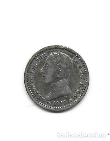 Monedas de Espa&ntilde;a: ALFONSO XIII- 50 CENTIMOS-1910*1-0-PCV - Foto 1